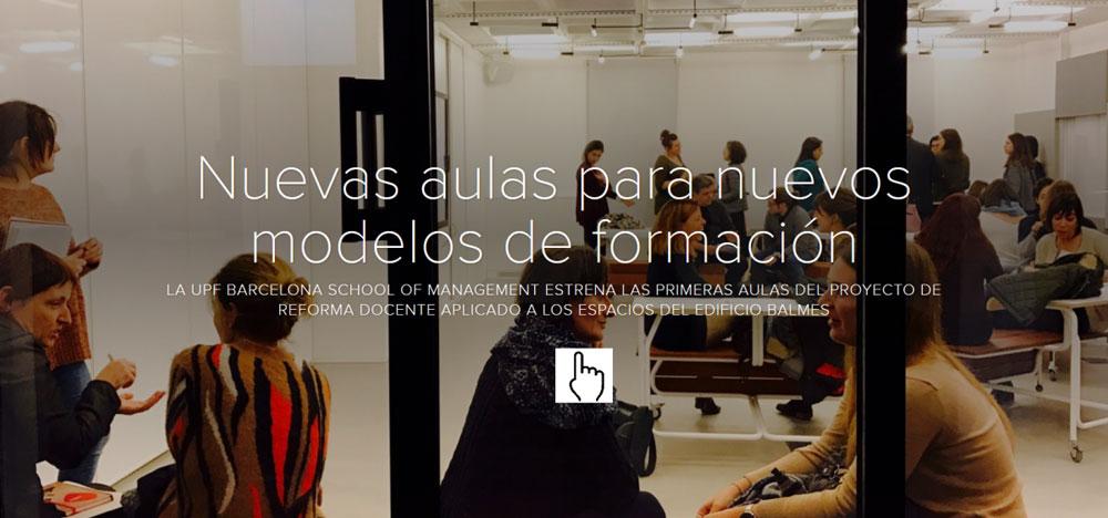 Nuevas aulas para modelos de formación